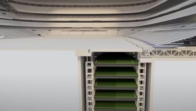  Sener empieza a ofrecer en EE.UU el sistema de césped retráctil que diseñó para el Real Madrid